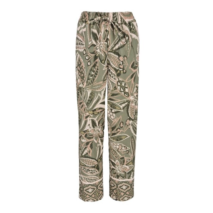 S FOS broek Rikki bloem Army print